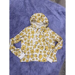 Winnie the Pooh Disney Brand Cropped Hoodie Shirt Size‎ Large